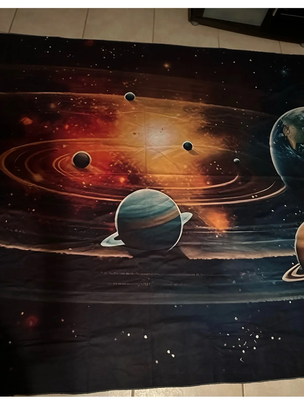 Outer Space Solar System Photography Backdrop Studio Tapestry (70